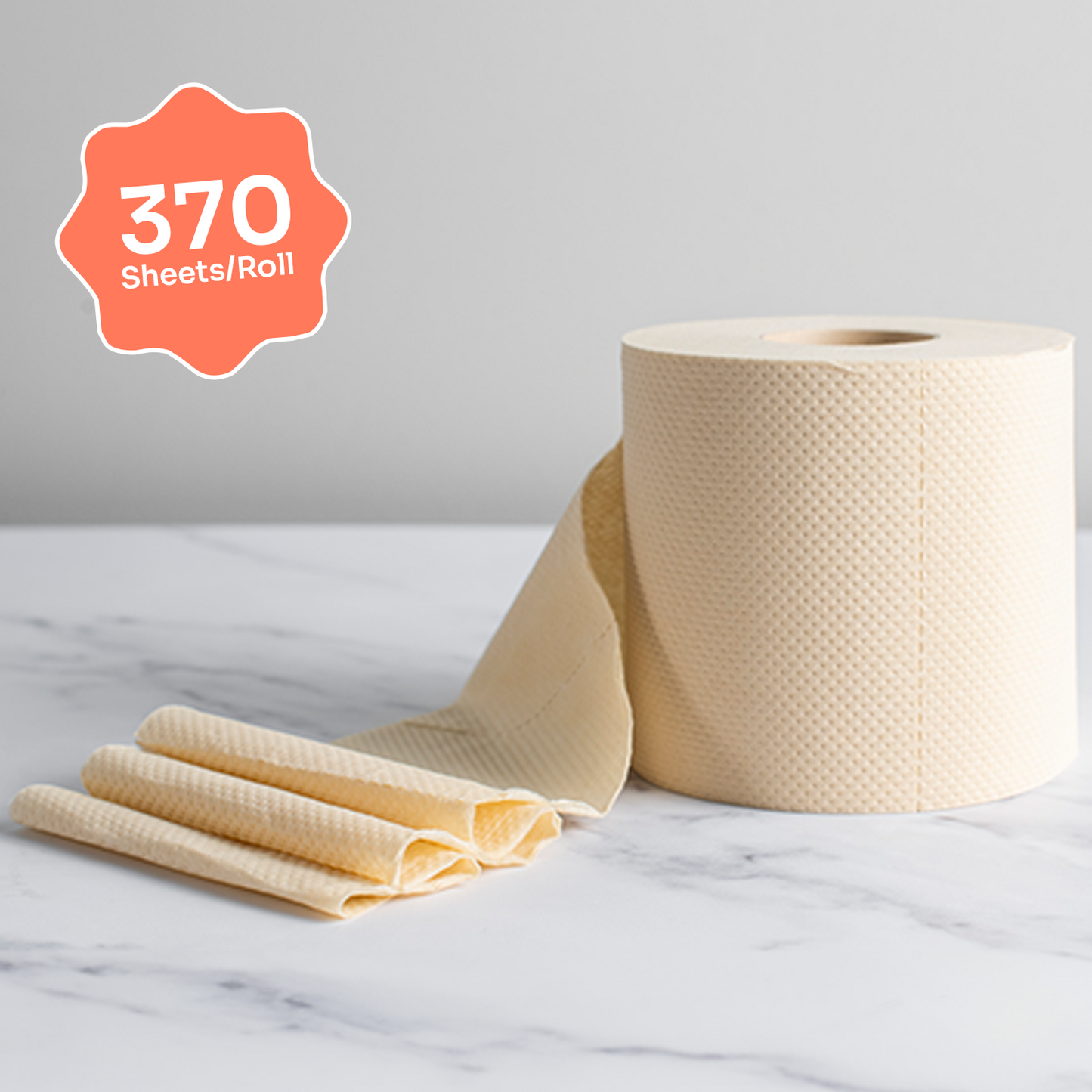 Luxury 100% Unbleached Bamboo Toilet Paper | FREE GIFT OF LAUNDRY SHEETS